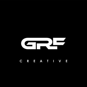 GRF Letter Initial Logo Design Template Vector Illustration