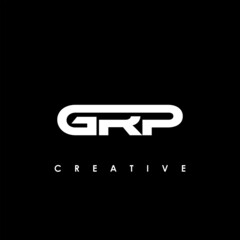 GRP Letter Initial Logo Design Template Vector Illustration