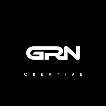 GRN Letter Initial Logo Design Template Vector Illustration