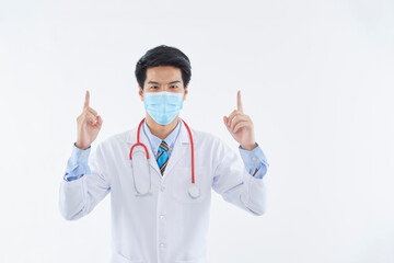 Plakat Doctor Wearing Medical Mask