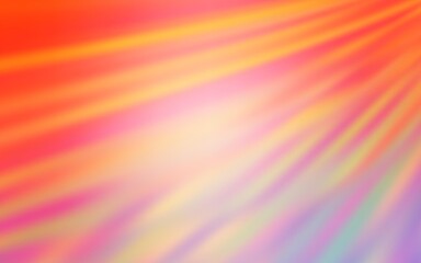 Light Orange vector glossy abstract background. Colorful abstract illustration with gradient. Blurred design for your web site.