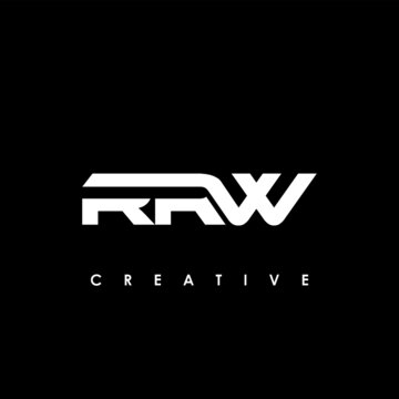 RRW Letter Initial Logo Design Template Vector Illustration