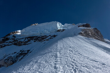 Ama Dablam Descent from Summit, Himalaya
