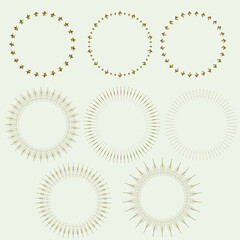 Sunlight, stars drawn with pen