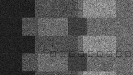 B&W Digital Glitch Illustration