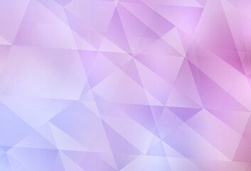 Light Purple, Pink vector abstract polygonal background.