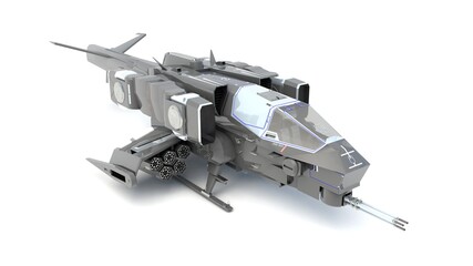 3d illustration of Concept vehicle