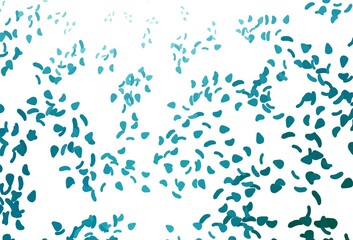Light BLUE vector pattern with chaotic shapes.