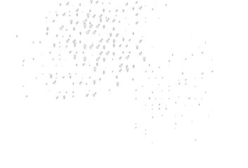 Light black vector background with gender symbols.