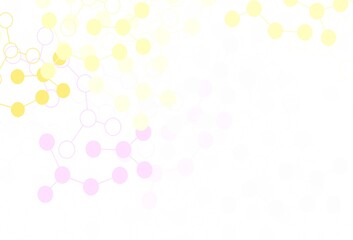 Light Multicolor vector template with artificial intelligence structure.
