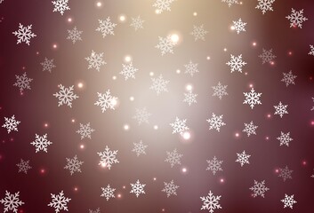 Light Red, Yellow vector texture in birthday style.