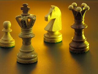 chess game concept for competition idea and strategy