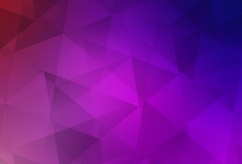 Light Purple, Pink vector abstract mosaic background.
