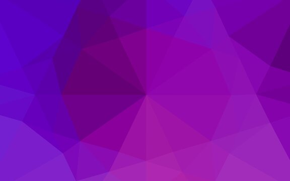 Light Purple vector shining hexagonal background.