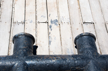 old rusty metal tubes