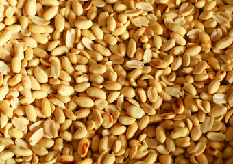 peeled roasted peanuts for background