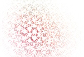Light green, red vector backdrop with dots.
