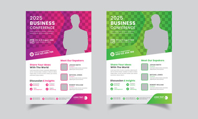 Business Conference Flyer Template Design