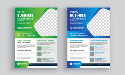 Business Conference Flyer Template Design
