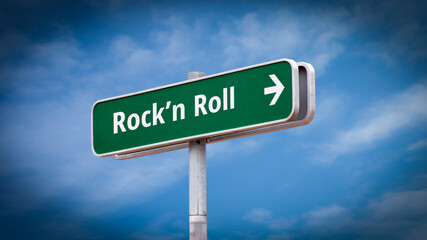 Street Sign to Rockn Roll