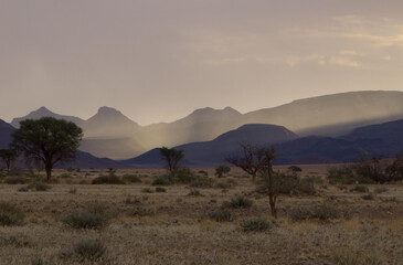 Naklejka premium Gegend um Little Sossus Lodge in Namibia