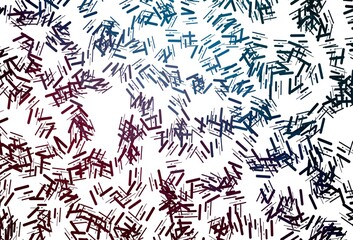 Dark blue, yellow vector pattern with narrow lines.