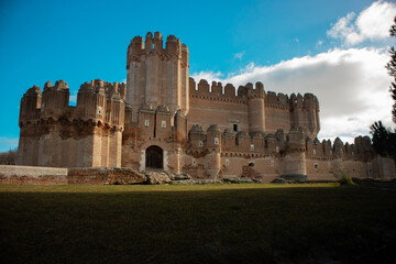 Castillo medieval gótico mudéjar en españa