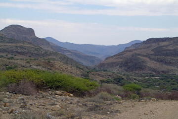 Im Ugab Flußbett in Namibia