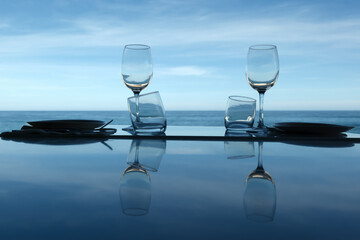 Glasses on the Beach