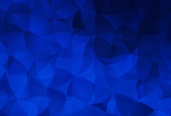 Obraz premium Dark BLUE vector low poly layout.
