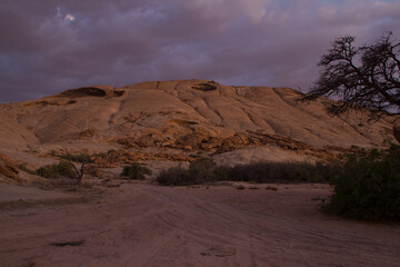 Sonnenuntergang in Namibia