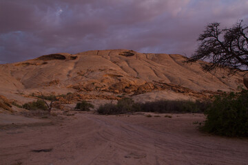 Sonnenuntergang in Namibia