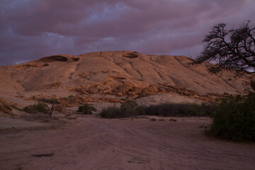 Sonnenuntergang in Namibia