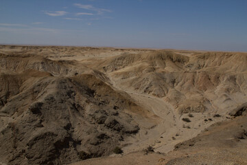 Mondlandschaft in  Namibia