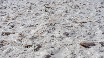 Natural salt background, taken on sea bay 