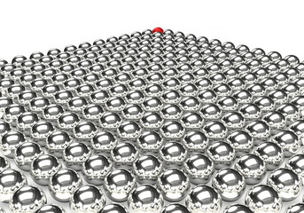 Conception of leadership or leader in business or worka group.