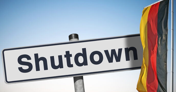 Shutdown in Deutschland
