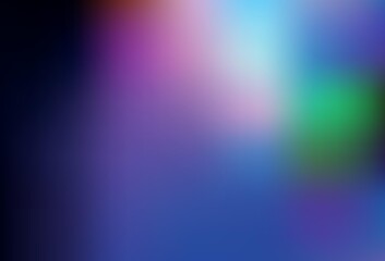 Dark Pink, Blue vector blurred shine abstract background.