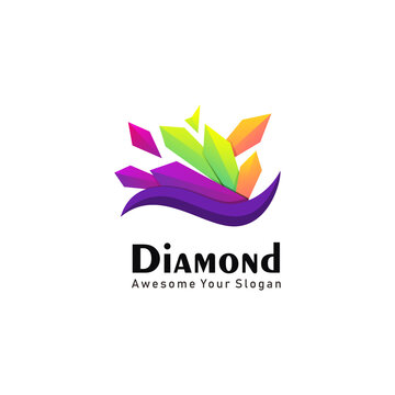This Is A Full Color Diamond Logo