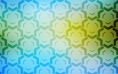 Light Blue, Green vector texture with wry lines. Shining colorful illustration in simple style. Elegant pattern for a brand book.