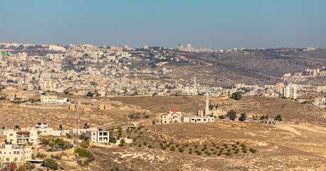 Palestinian cities in in the west bank