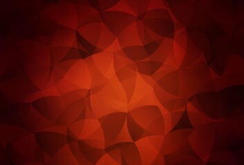 Naklejka premium Dark Red vector shining triangular background.