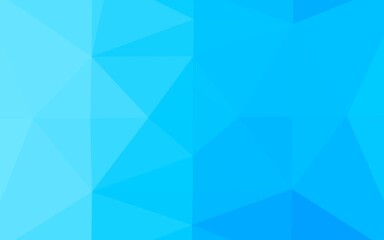 Obraz premium Light BLUE vector abstract mosaic backdrop.