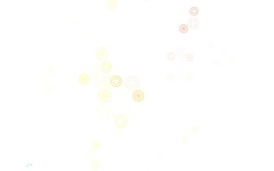 Light Green, Red vector layout with circle shapes.