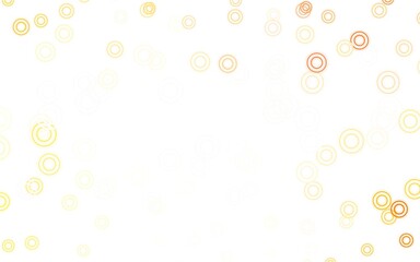 Light Orange vector backdrop with dots.