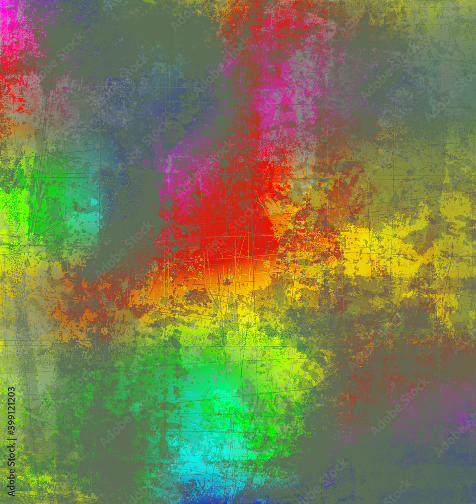 Poster grunge style artistic concept abstract background.
