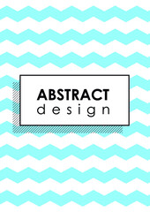 Creative abstract minimalistic poster design