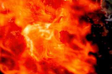 burning stump, sparks texture, fire, flame