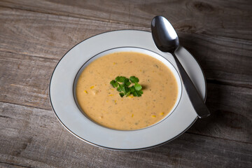 Delicious Mexican corn chowder for dinner