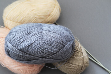 pastel tones soft wool yarn